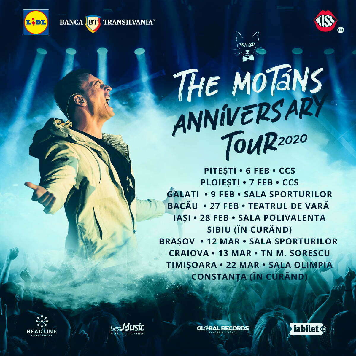 The Motans Anniversary Tour - un nou oraș anunțat și peste 70% din bilete epuizate!
