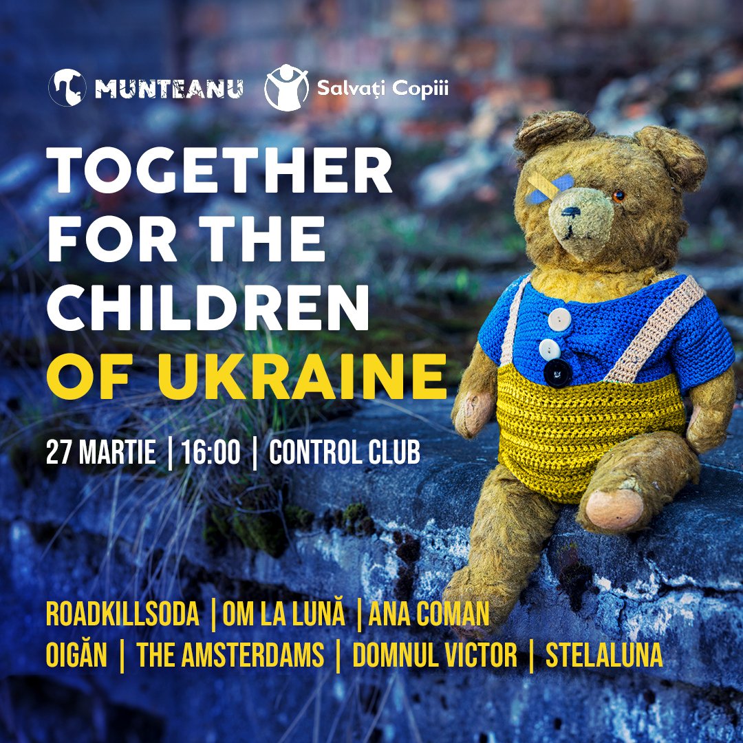 Together for the children of Ukraine | Împreună pentru copiii din Ucraina – eveniment caritabil