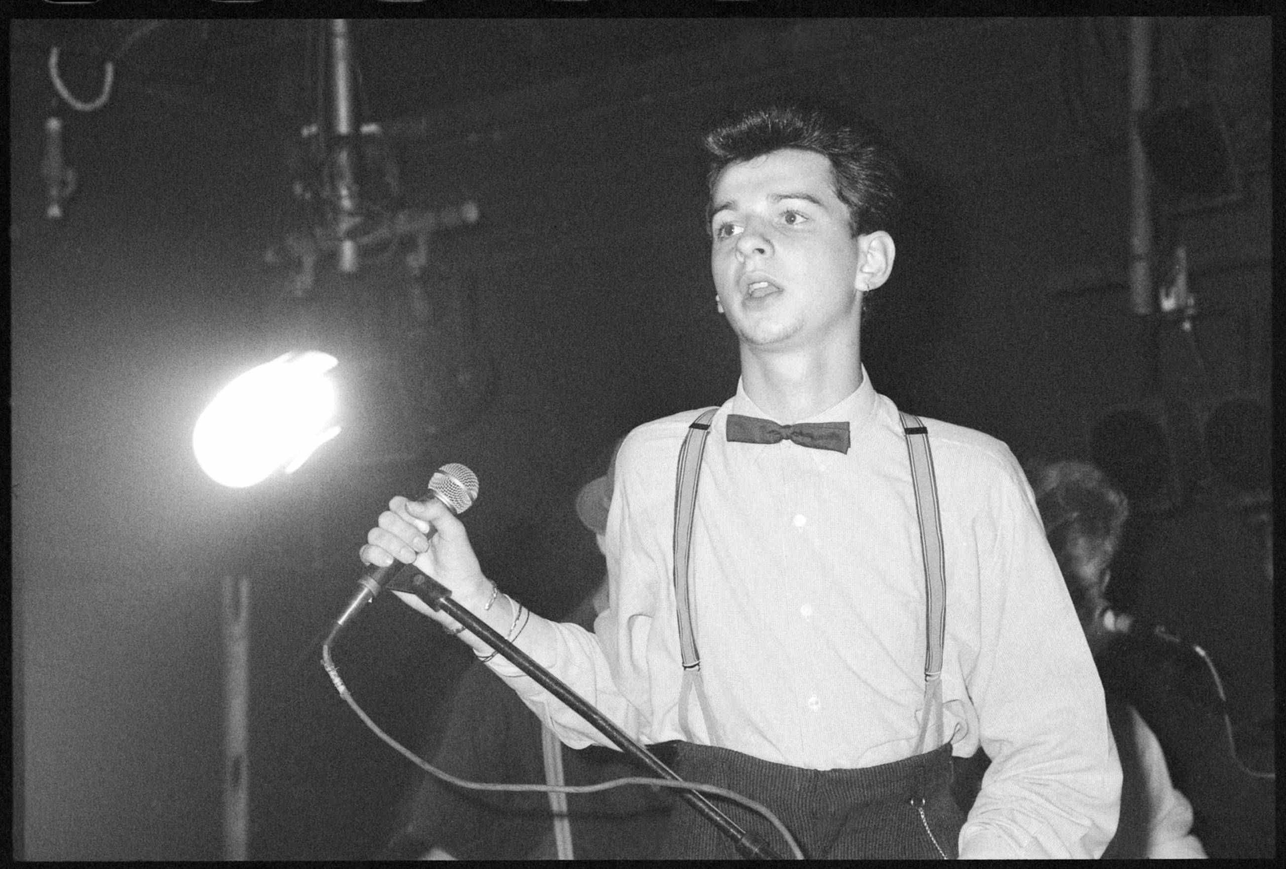 David Gahan, rebelul perpetuu Poză cu Dave Gahan în anii 80, la începutul carierei