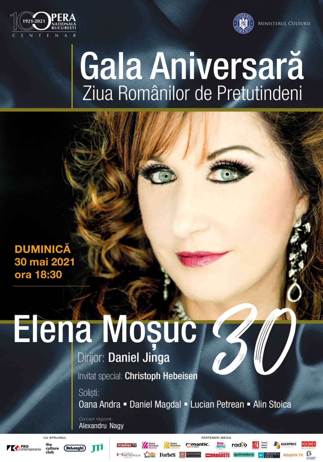 Gala Aniversară „Elena Moșuc 30”, pe scena Operei Naționale București