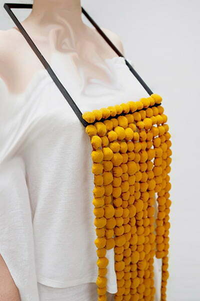 PaulaTurnea_Romania necklace_scraps_2021_wood_textile_130x20cm_2 (1)