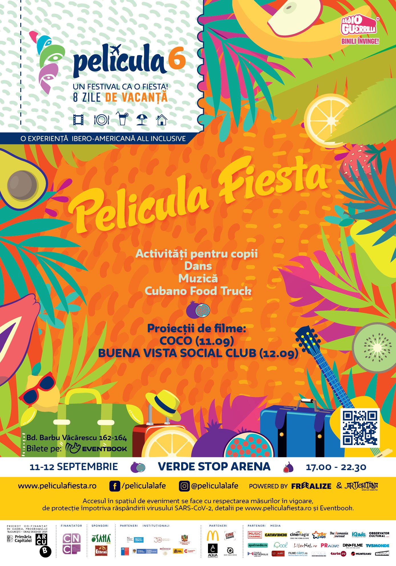 PELICULA 6 - IBERO AMERICAN FILM EXPERIENCE vă invită la Película Fiesta – film, dans și muzică pe 11 și 12 septembrie