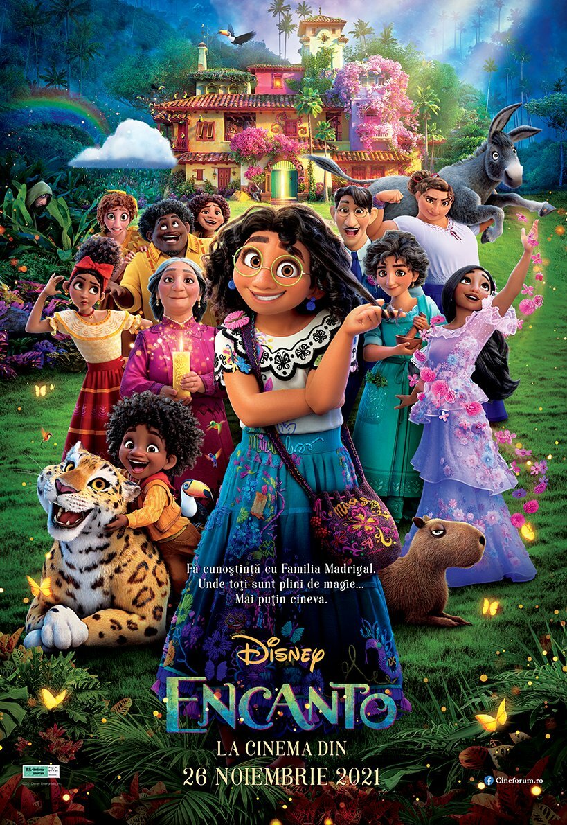 Premieră: “Encanto”, cea mai recentă producție cinematografică Disney