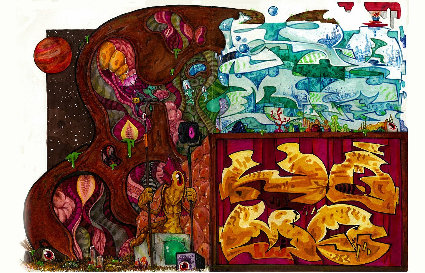 Homeboy LDJ - &bdquo;Graffiti-ul m-a făcut curios prin energia și libertatea pe care le oferă&rdquo;