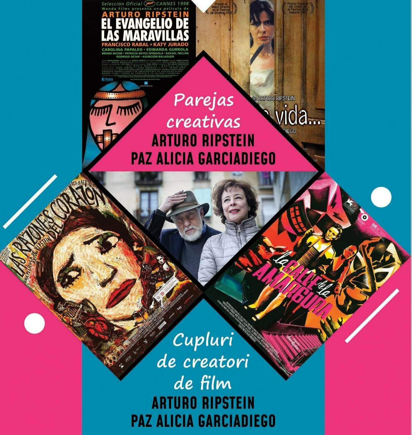 Un cuplu legendar de cineaști mexicani, Arturo Ripstein și Paz Alicia Garciadiego, într-un ciclu de filme la sediul Institutului Cervantes din București