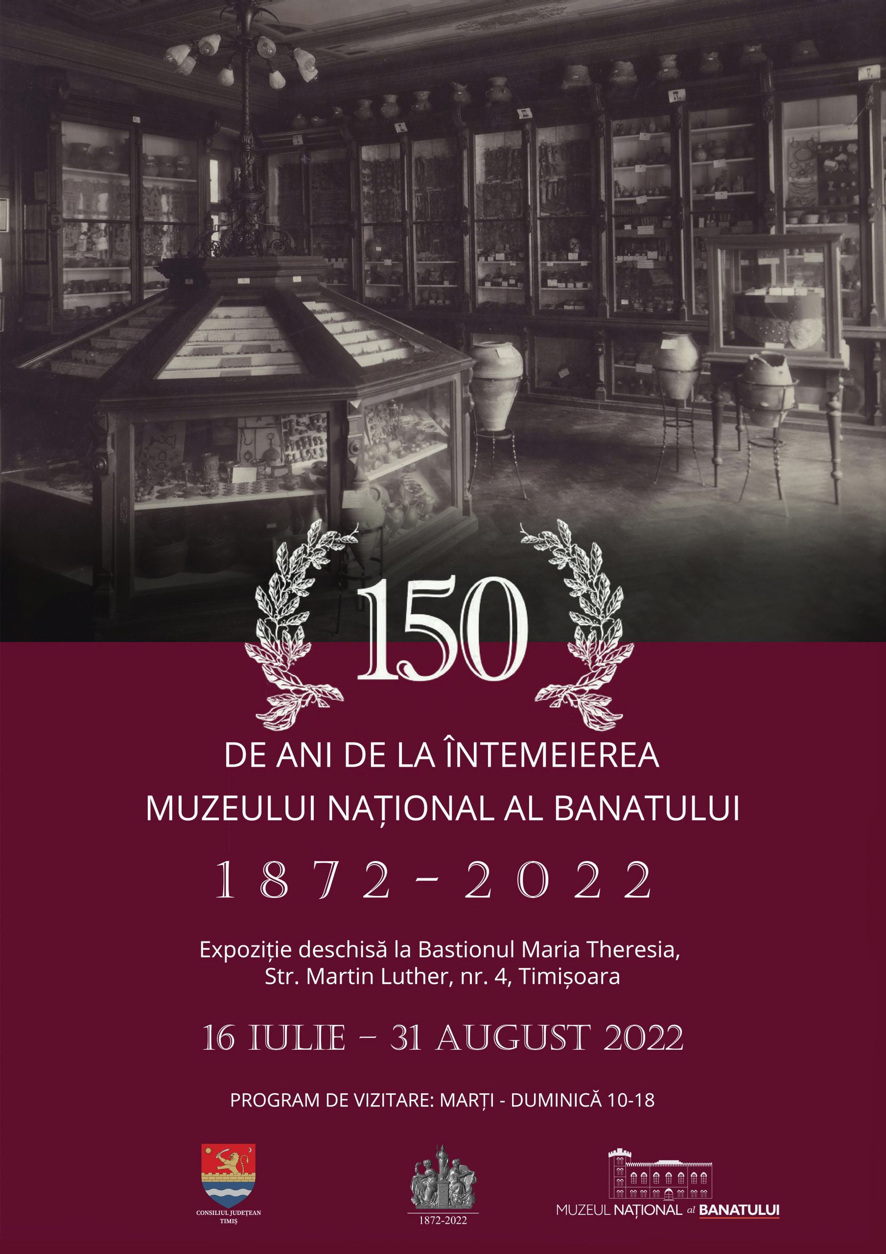 150 ani de la întemeierea Muzeului Național al Banatului