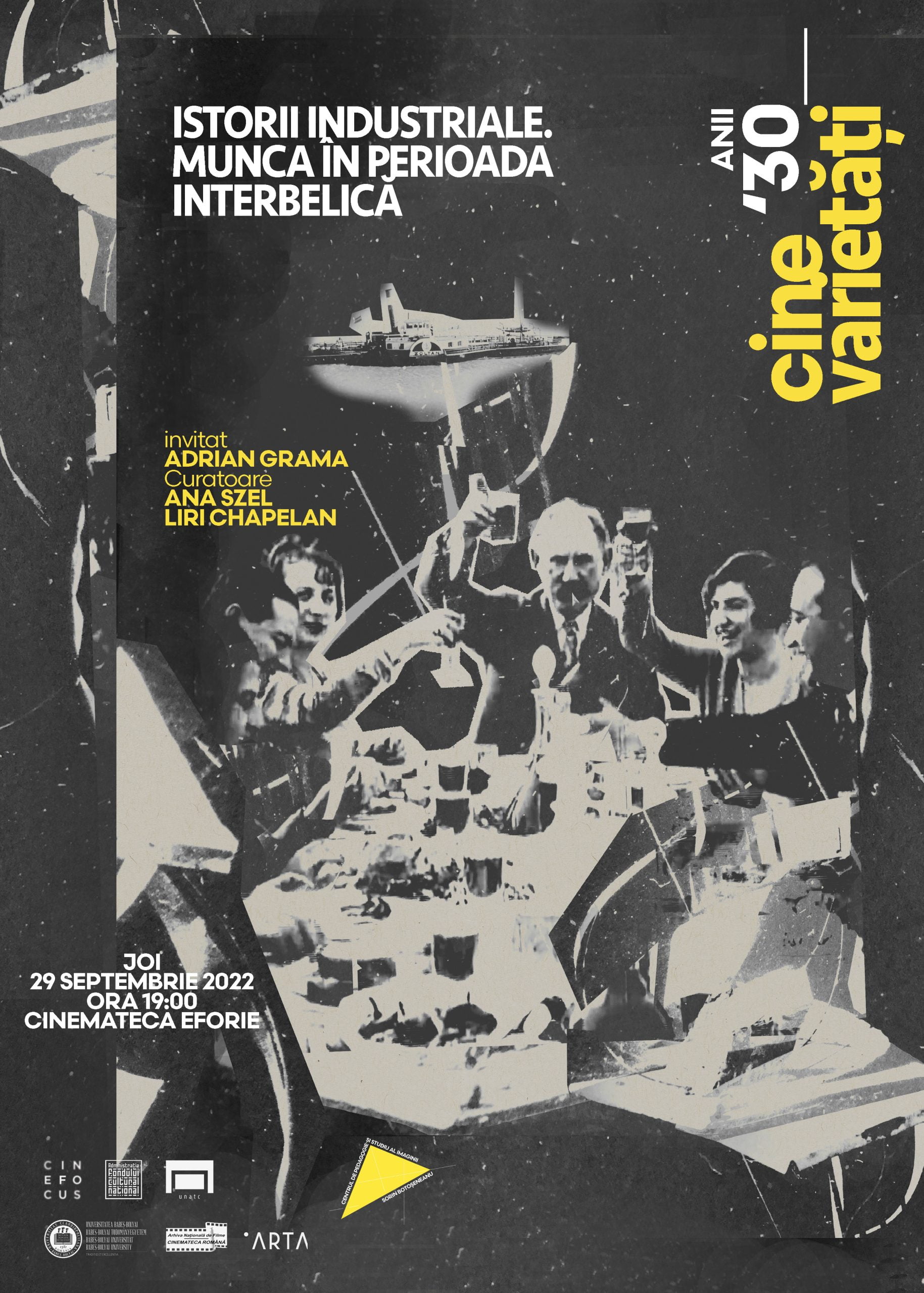 CINE-Varietăți '30 | Programe de filme din România interbelică