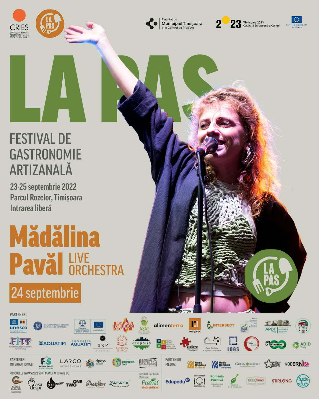LA PAS festival: concerte Jazzy BIT, Mădălina Pavăl, Bogdan Simion și Lăutarii de Mătase