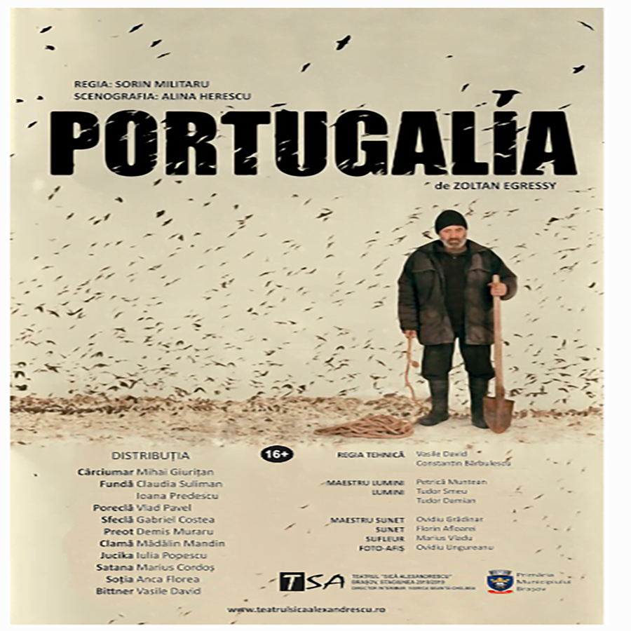 Portugalia @ Teatrul Sică Alexandrescu 14 OCTOMBRIE 2023 ORA 19:00 Teatrul Sică Alexandrescu, Brașov
