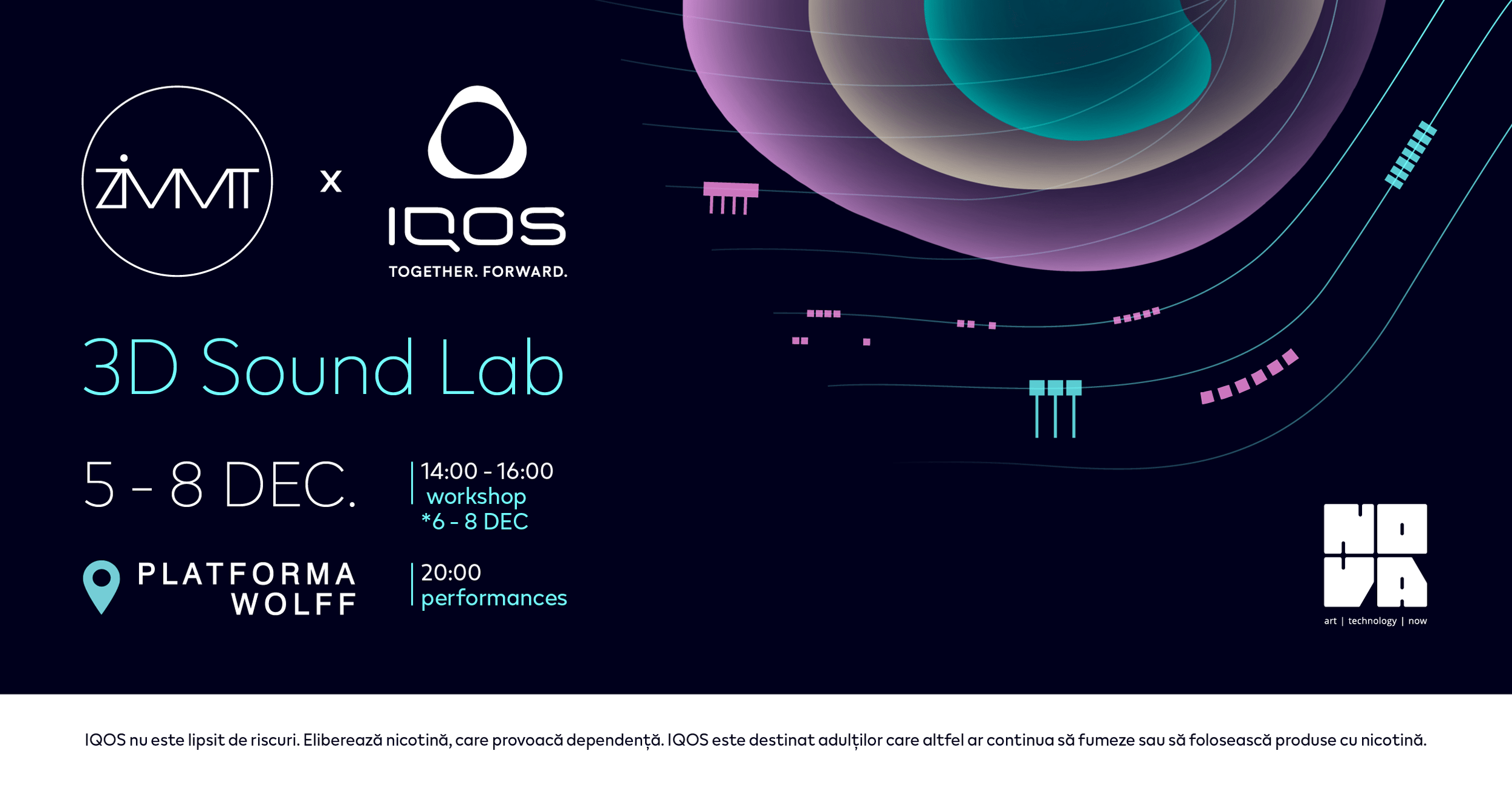 IQOS susține inovația în artă în cadrul festivalului NOVA