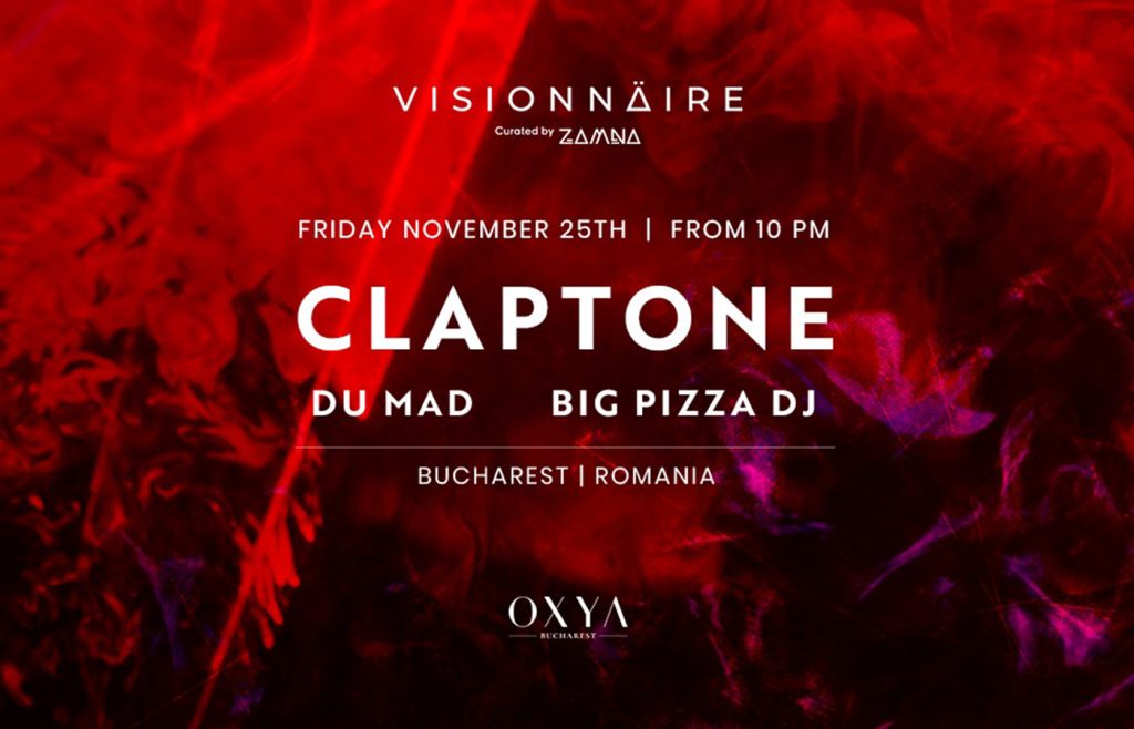 OXYA-Club-Bucuresti-Claptone_Visionnäire-by-Zamna-COVER
