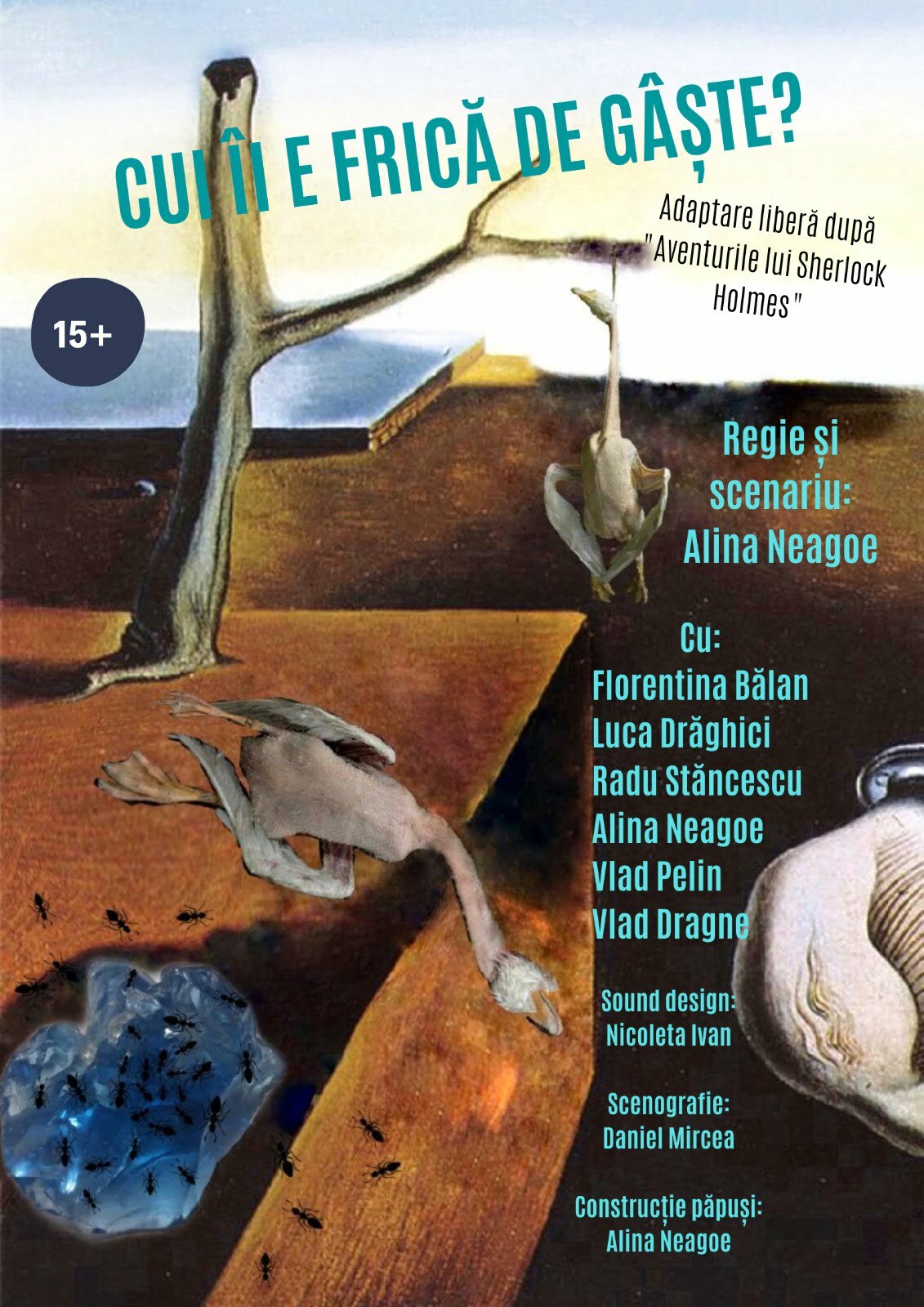 “Cui îi e frică de gâște?” spectacol de teatru de animație pentru adulți