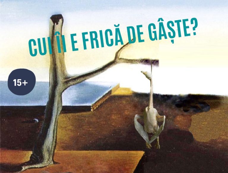 “Cui îi e frică de gâște?” spectacol de teatru de animație pentru adulți