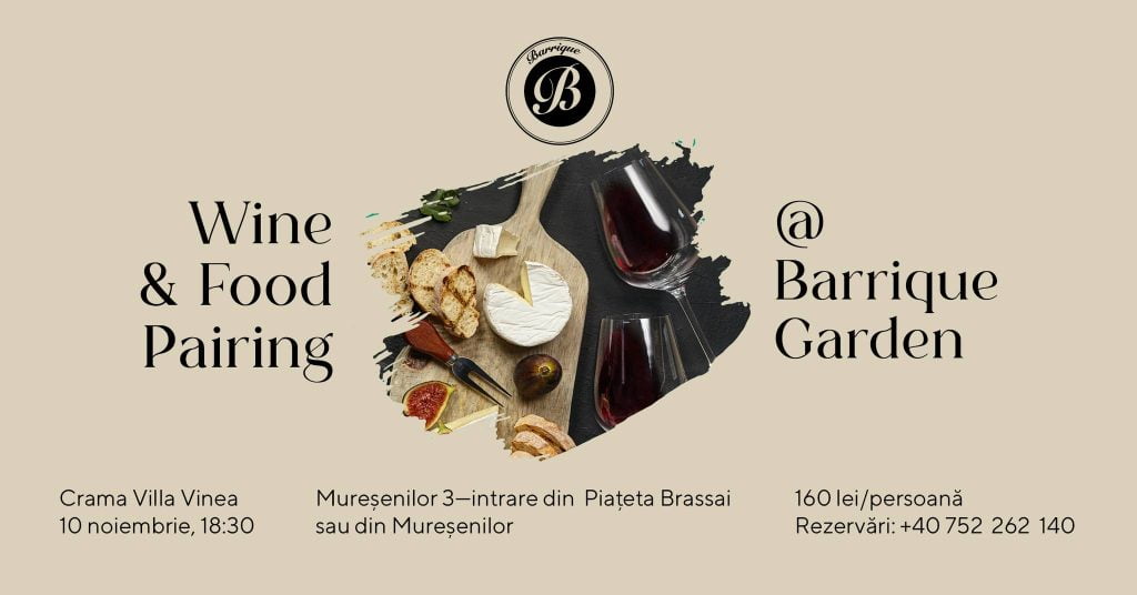 wine food pairing barrique garden