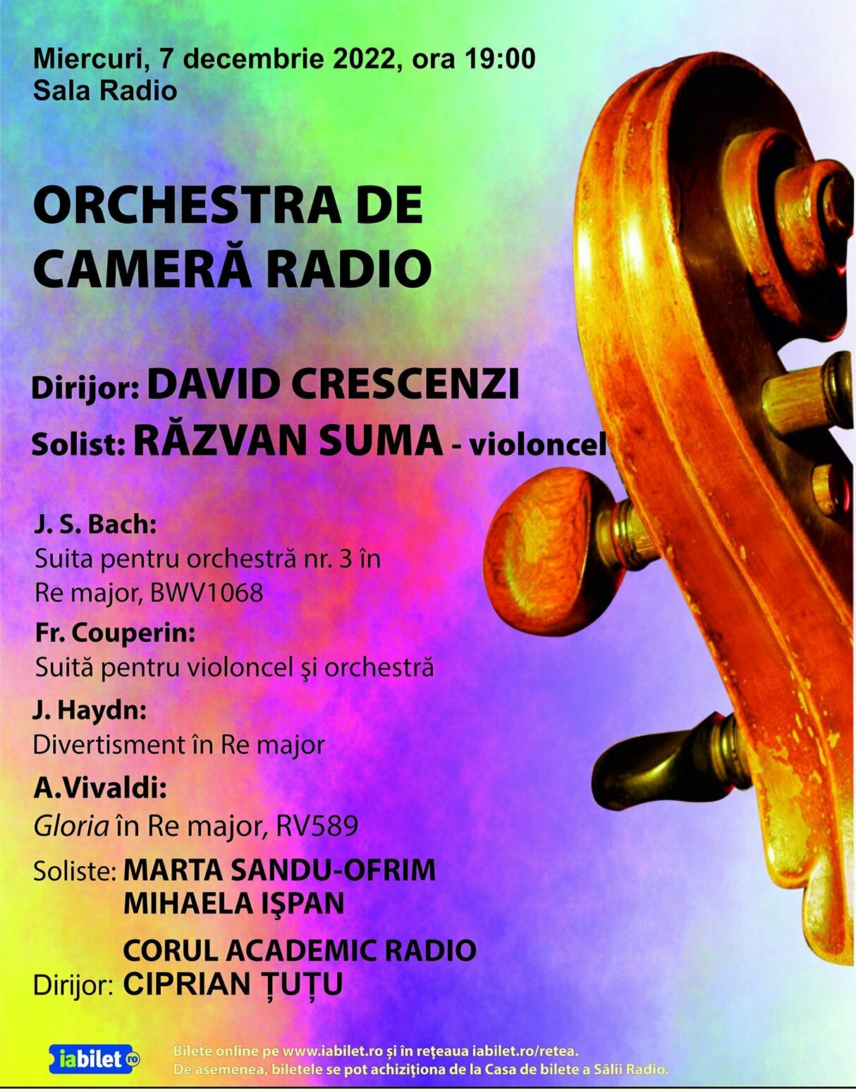 &bdquo;GLORIA&rdquo; de VIVALDI: atmosfera sacră a Crăciunului la Sala Radio