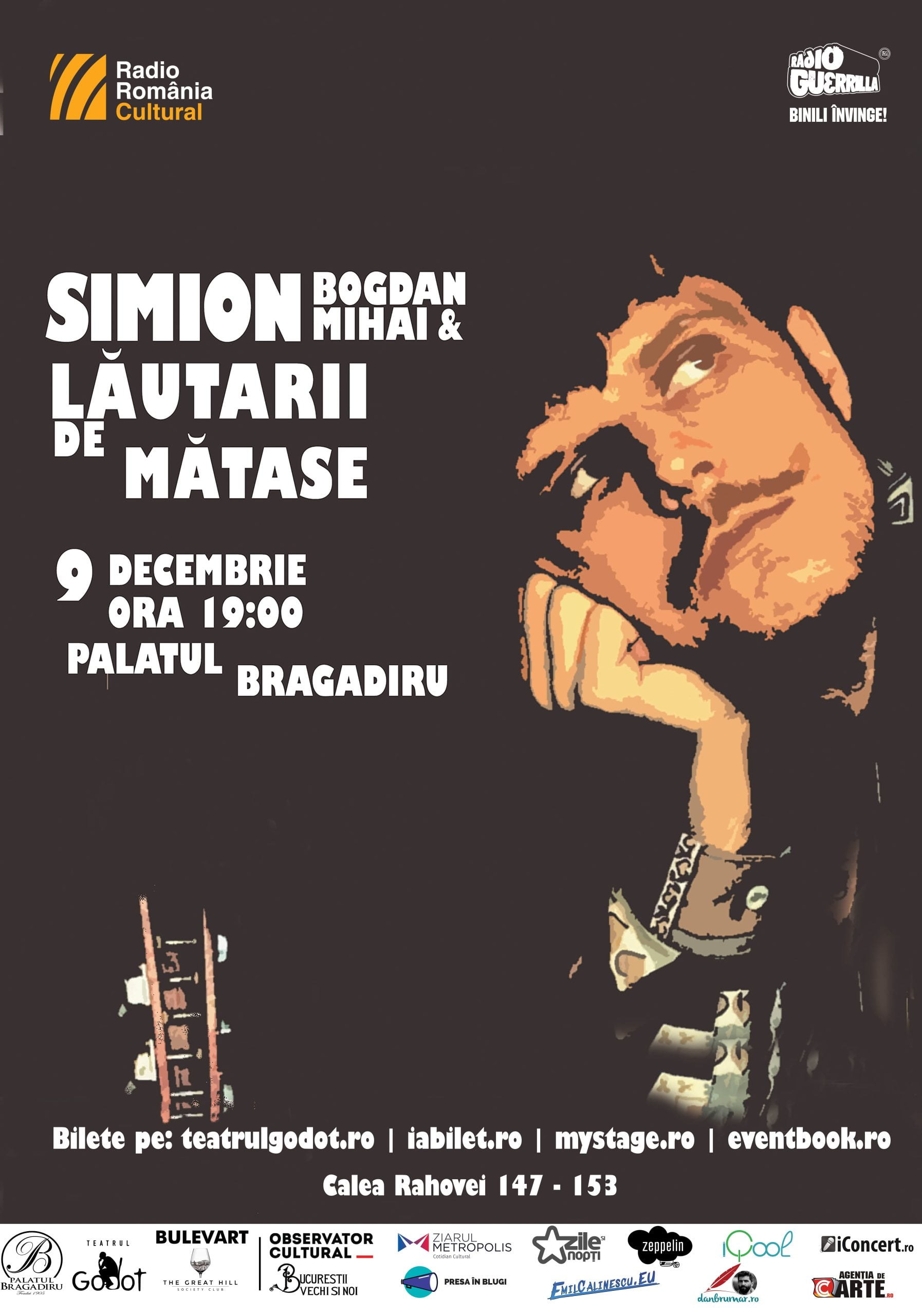 Simion Bogdan-Mihai și Lăutarii de Mătase aduc lăutăria la rang de artă, pe scena Palatului Bragadiru din București