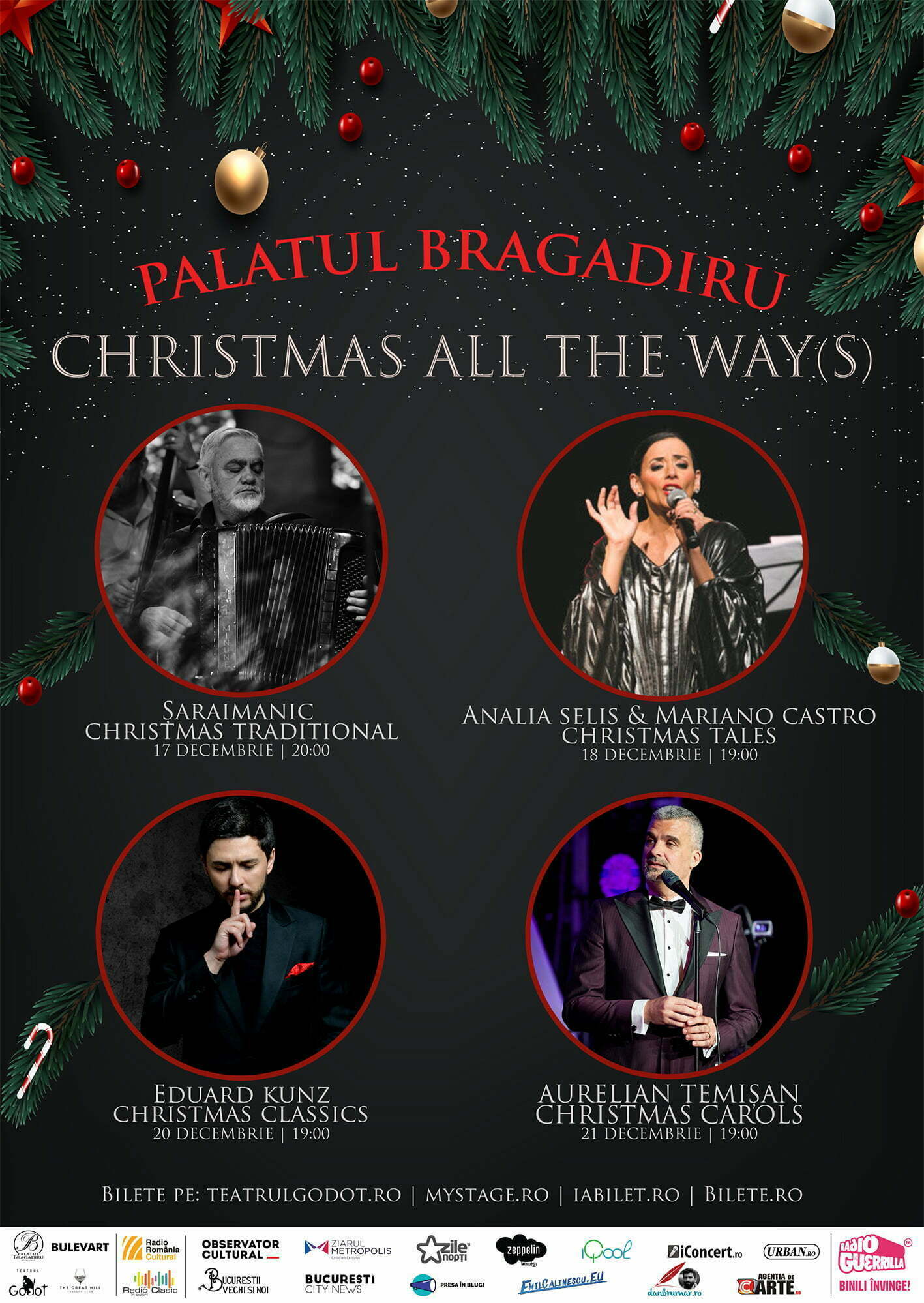 CHRISTMAS ALL THE WAYS la Palatul Bragdiru