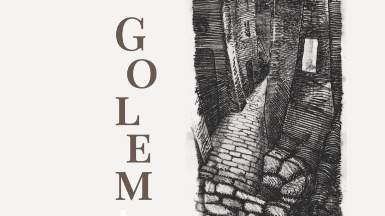 19 litografii de Ștefan Câlția, într-o ediție specială a romanului Golem de Gustav Meyrink, un clasic al literaturii europene