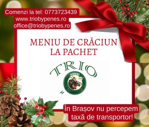 meniu crăciun trio by penes