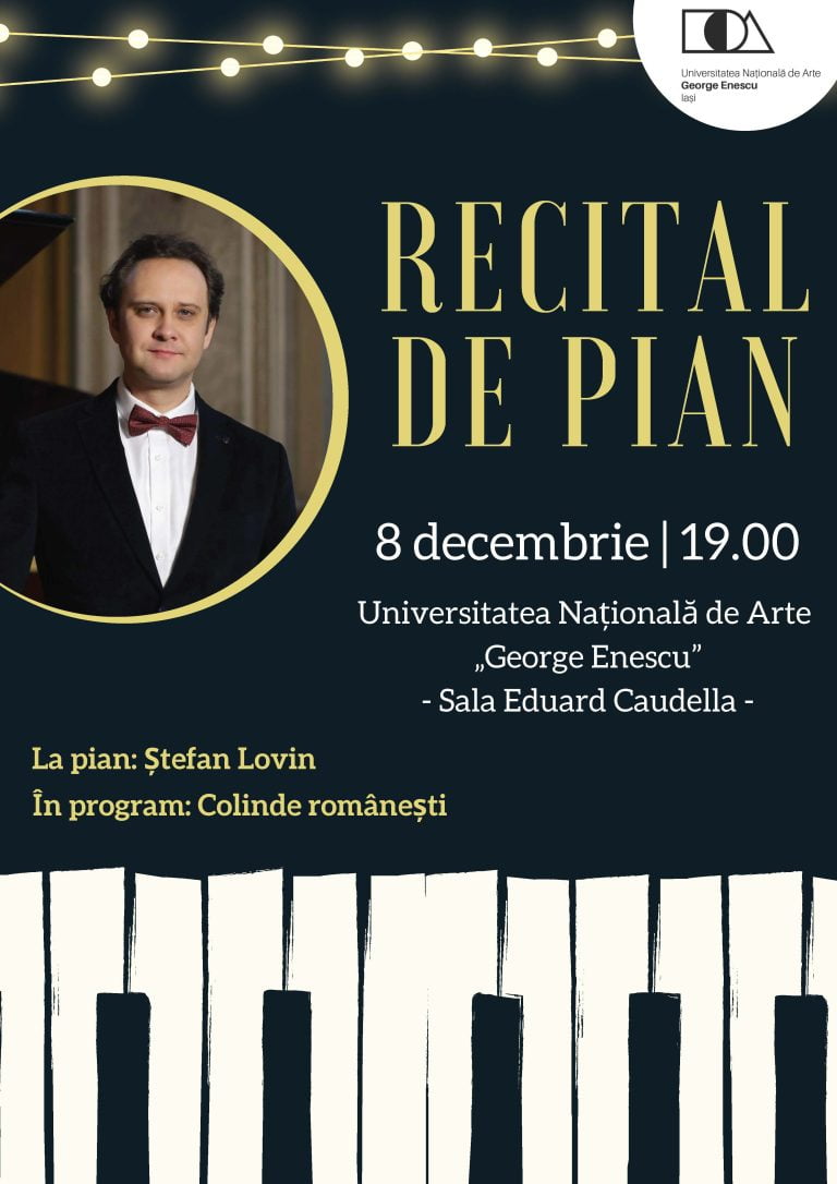 Recital pianistul Ștefan Lovin