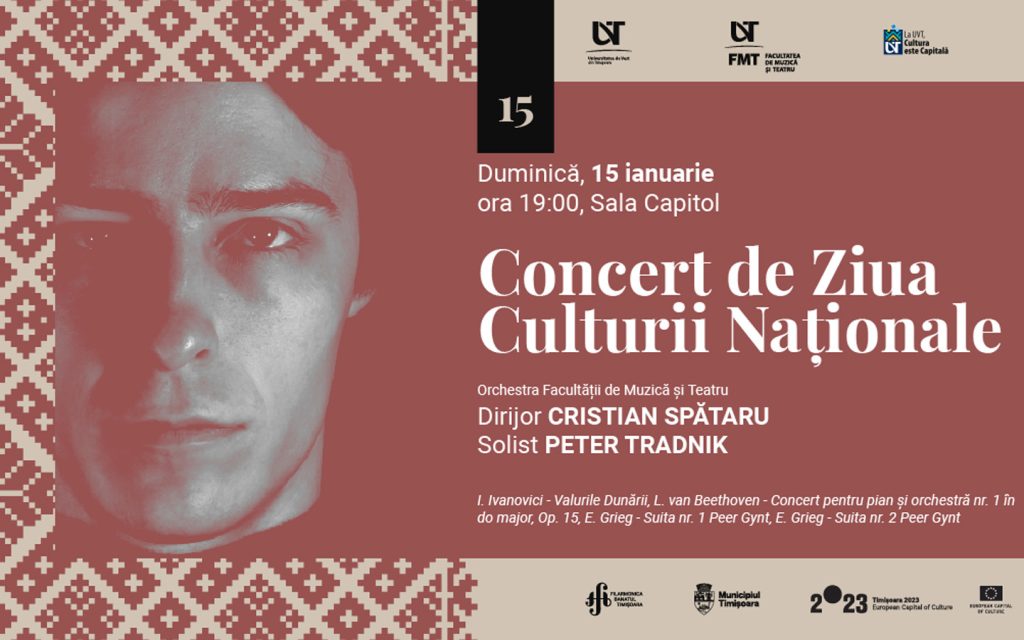 Concert de Ziua Culturii Naționale | Orchestra Facultății de Muzică și Teatru Timișoara