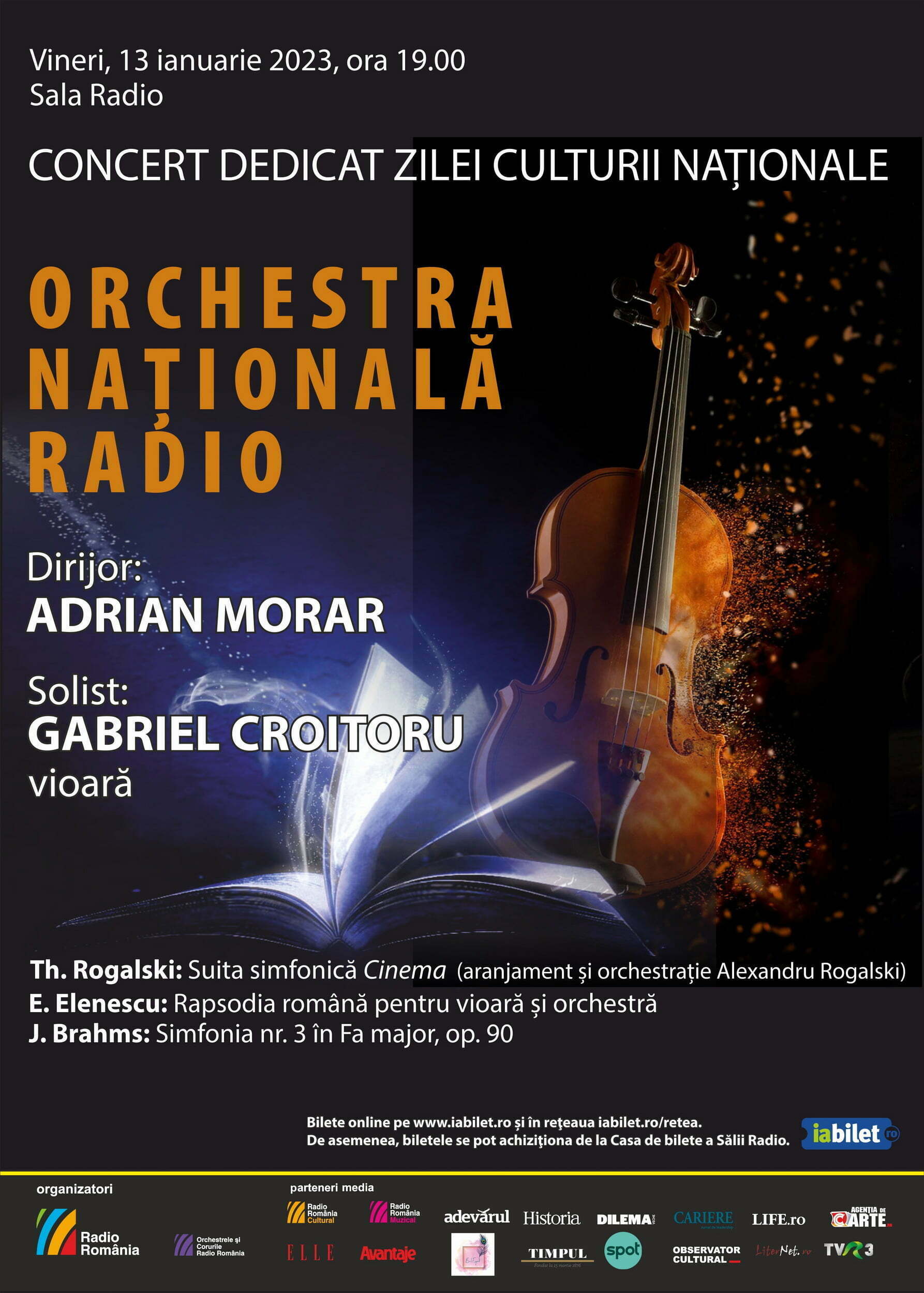 Concert de Ziua Culturii Naționale&nbsp;la Sala Radio