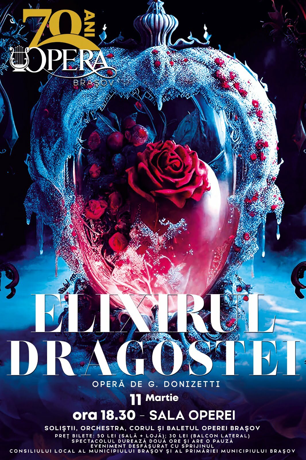 Elixirul dragostei la Opera Brașov