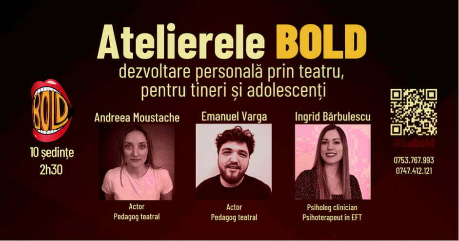 Start noului curs de teatru LIVE by BOLD