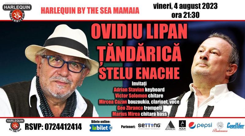 Concert Ovidiu Lipan Țăndărică & Stelu Enache @ Harlequin By The Sea