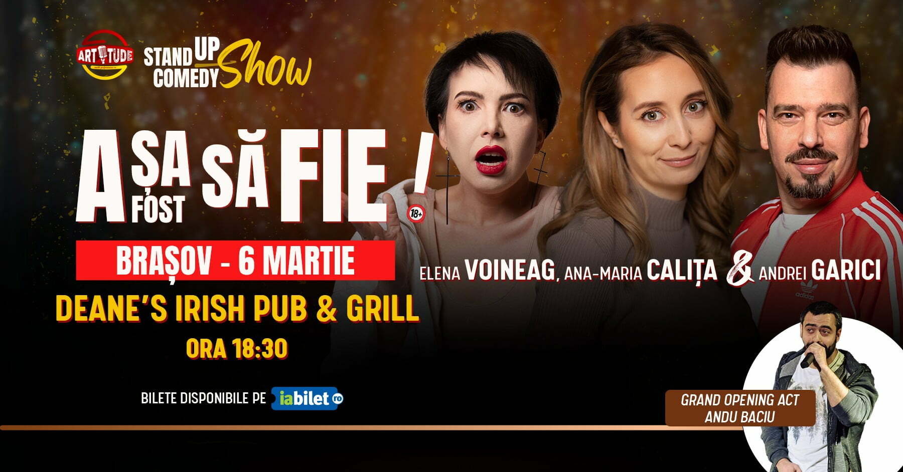 Voineag, Ana-Maria Calița & Andrei Garici - "Așa a fost să fie!" | Stand Up Comedy la Deane's