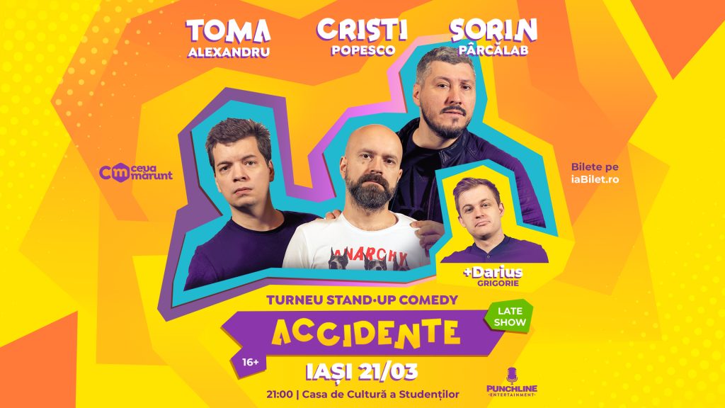 Stand-up cu Toma, Cristi & Sorin „Accidente” - Late Show