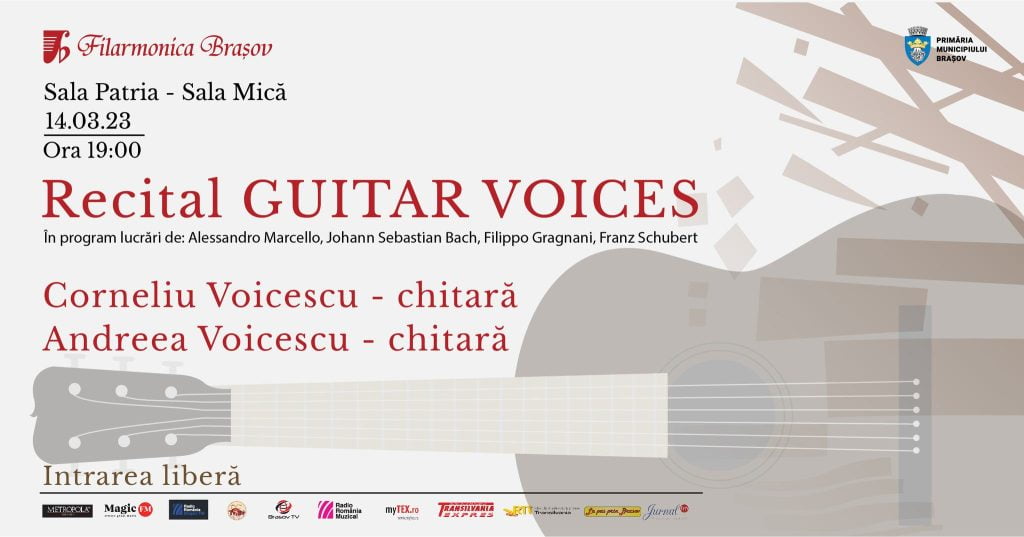 Guitar Voices în recital de chitară @ Filarmonica Brașov
