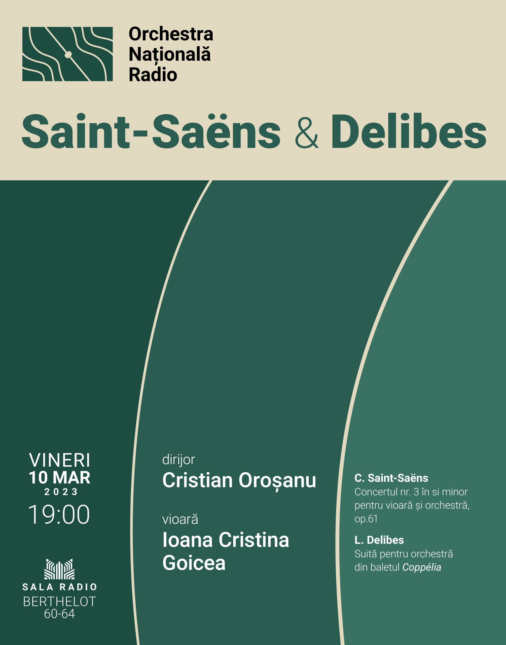 La doar 27 de ani, profesor la Viena, violonista Ioana Cristina Goicea este invitată la Sala Radio
