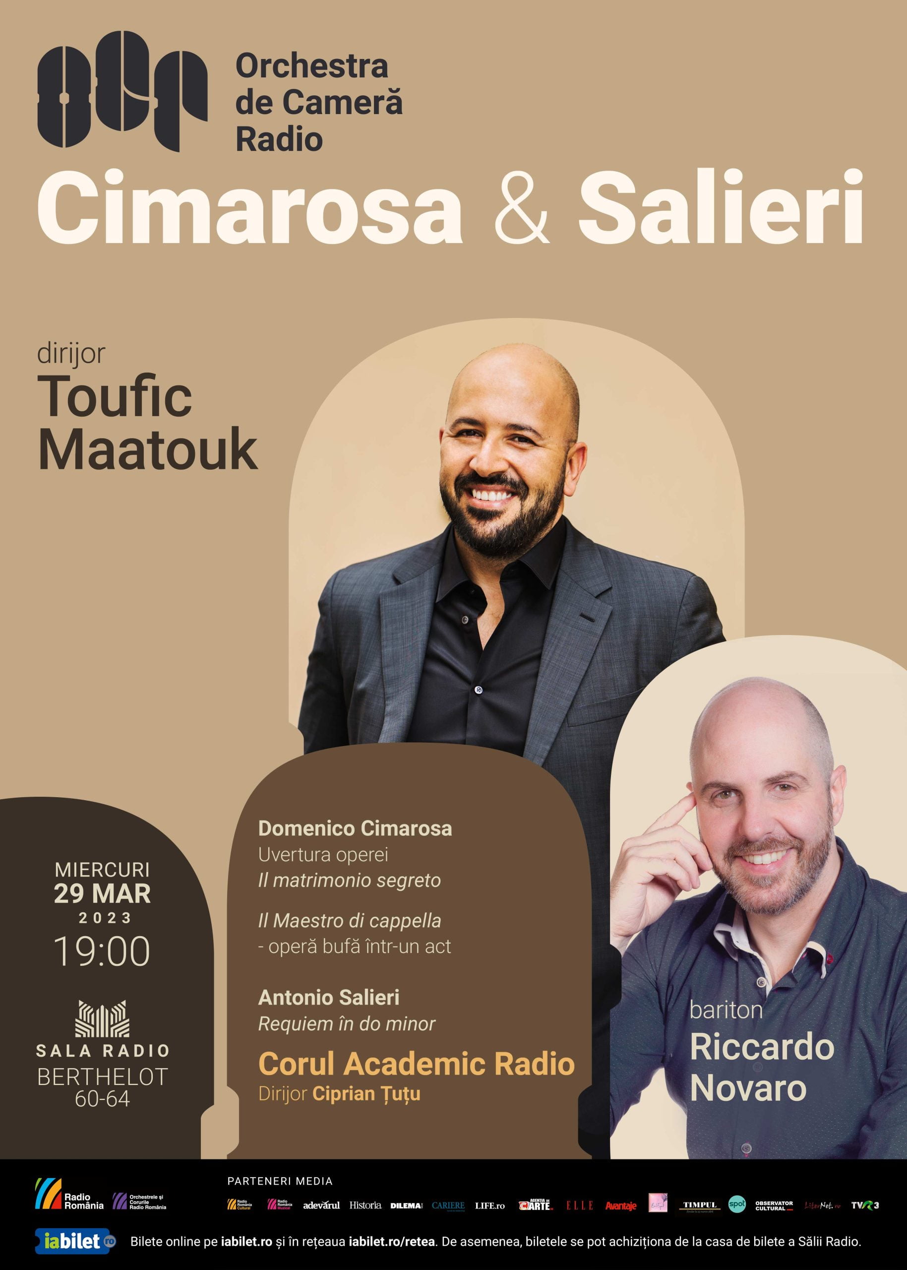 Baritonul italian RICCARDO NOVARO, aplaudat la Théâtre des Champs-Elysées – Paris, invitat la Sala Radio
