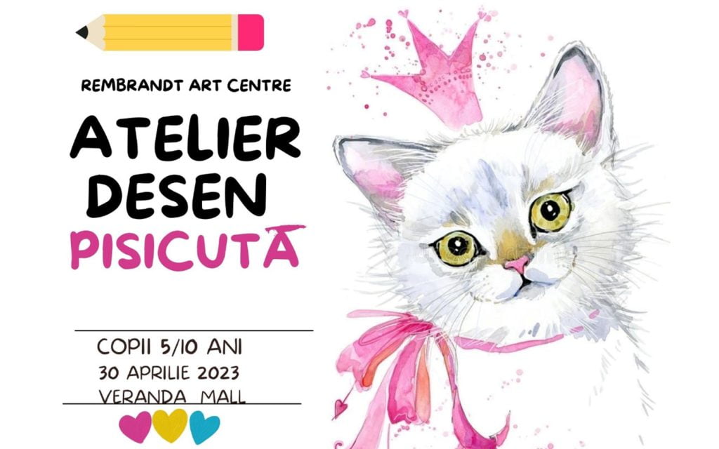 Atelier desen PISICUȚĂ ~ copii 5/10 ani
