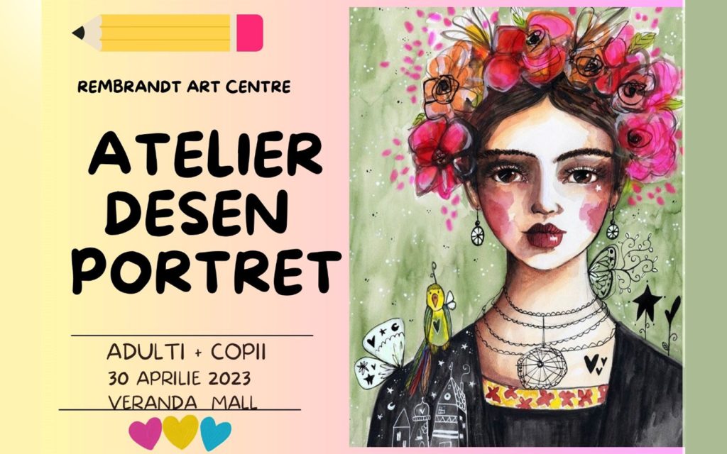 Atelier pictură PORTRET ~ adulți și copii 10 ani+