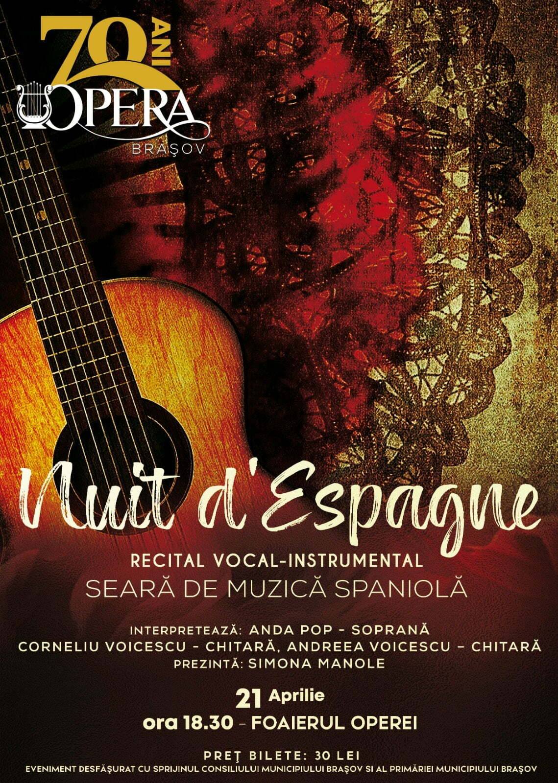 Nuit d' Espagne - Seară de muzică spaniolă