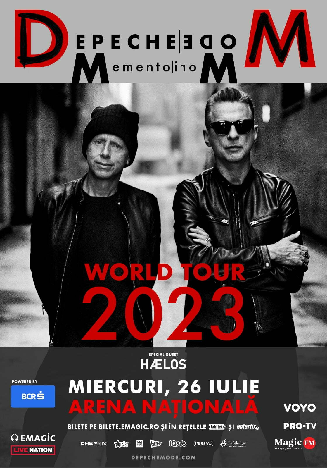 HÆLOS deschid concertul Depeche Mode de pe 26 iulie, la Arena Națională