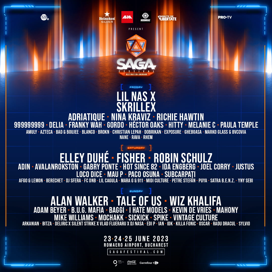 SAGA Festival anunță programul pe zile