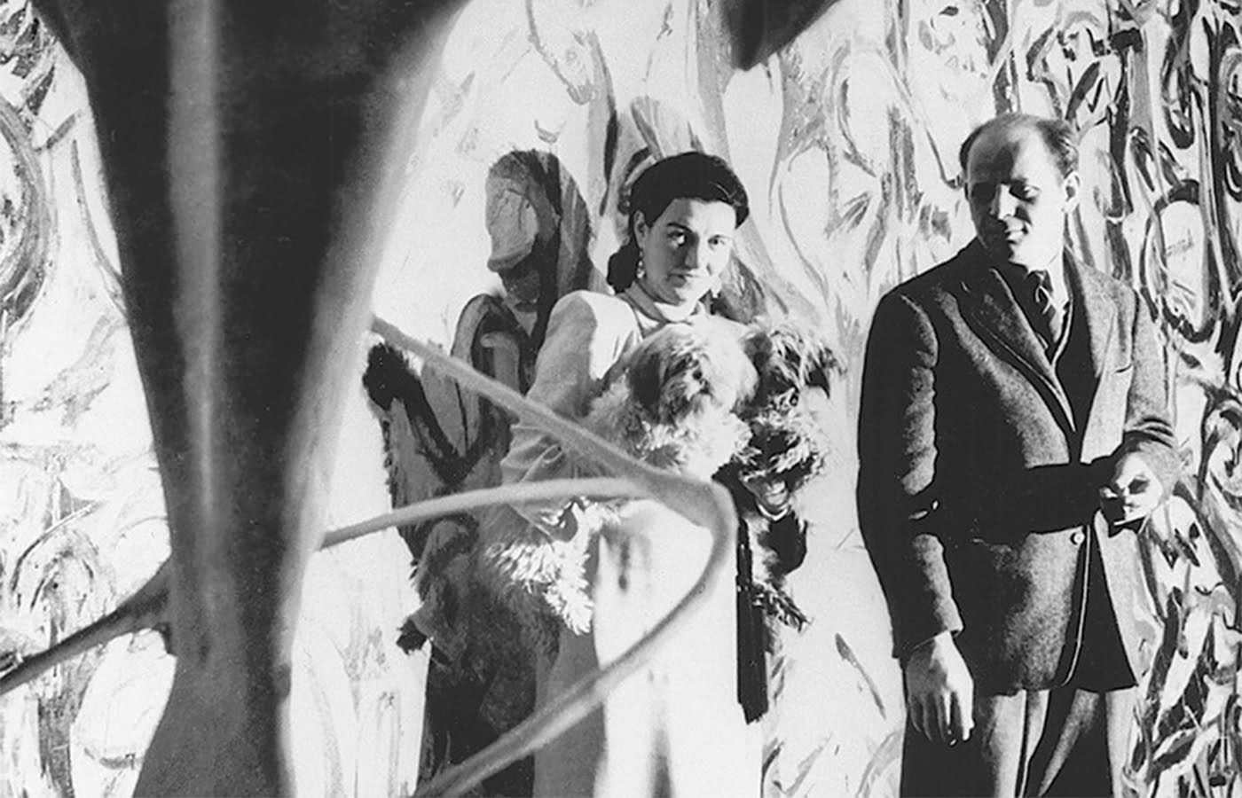 Peggy Guggenheim și Jackson Pollock, New York, 1946