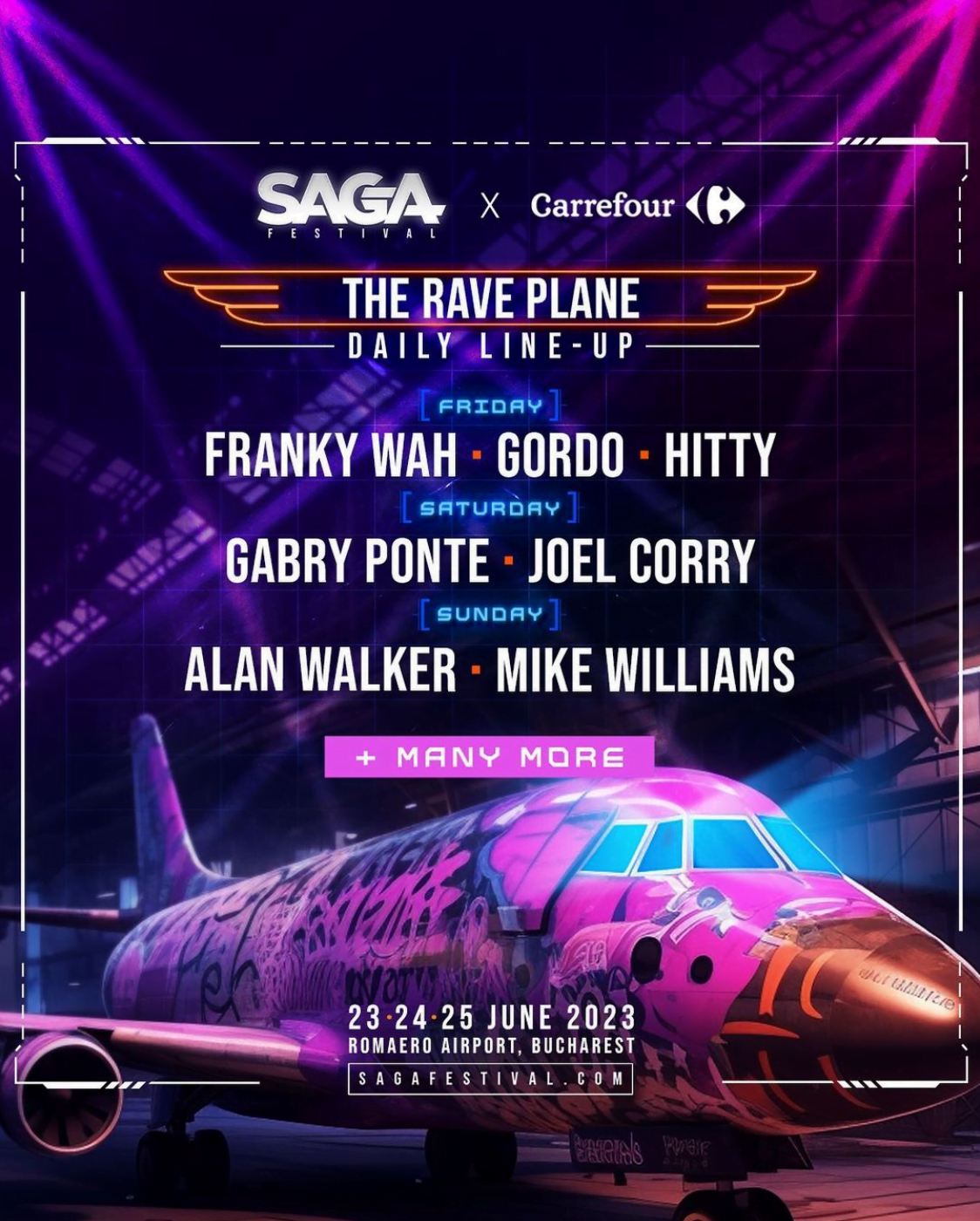 SAGA Festival lansează SAGA Rave Plane, o scenă &icirc;n avion cu petreceri exclusiviste