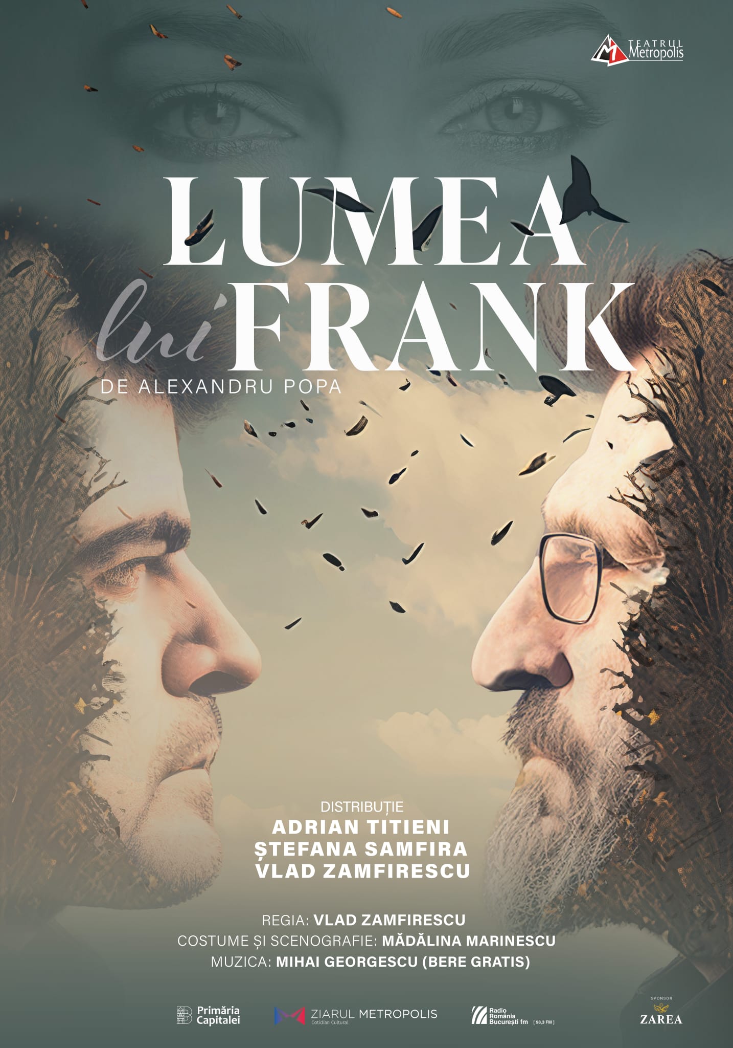 Spectacolul “LUMEA LUI FRANK”, în Premieră, la Teatrul Tineretului Metropolis