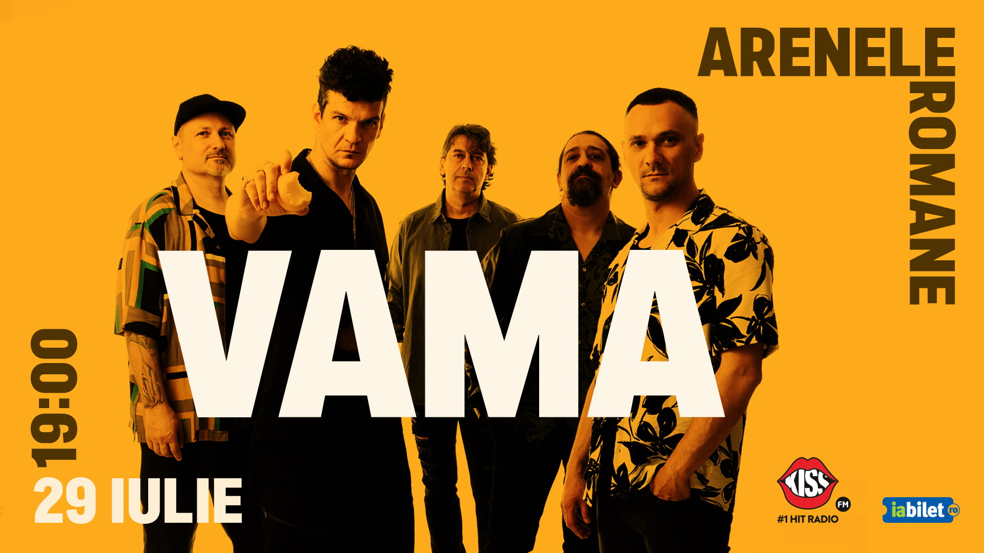 Super-concert Vama la Arenele Romane, pe 29 iulie 2023