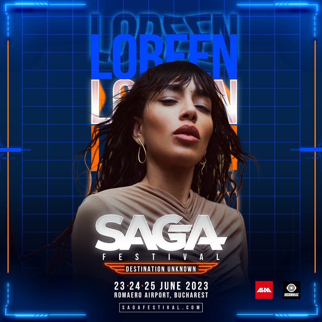 SAGA Festival - RECORD de bilete vândute și extinderea spațiului de festival. Loreen, câștigătoarea Eurovision 2012 și 2023, se alătură line-up-ului SAGA