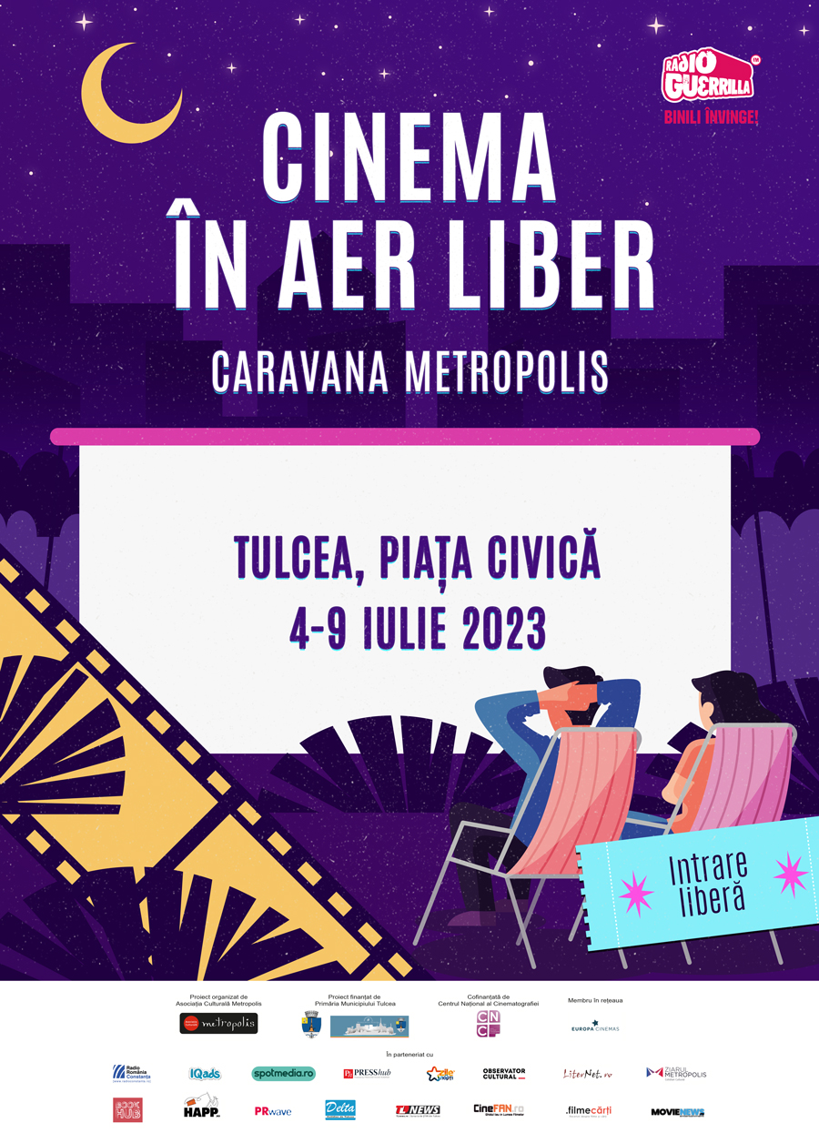Caravana Metropolis &ndash; cinema &icirc;n aer liber pleacă din nou la drum