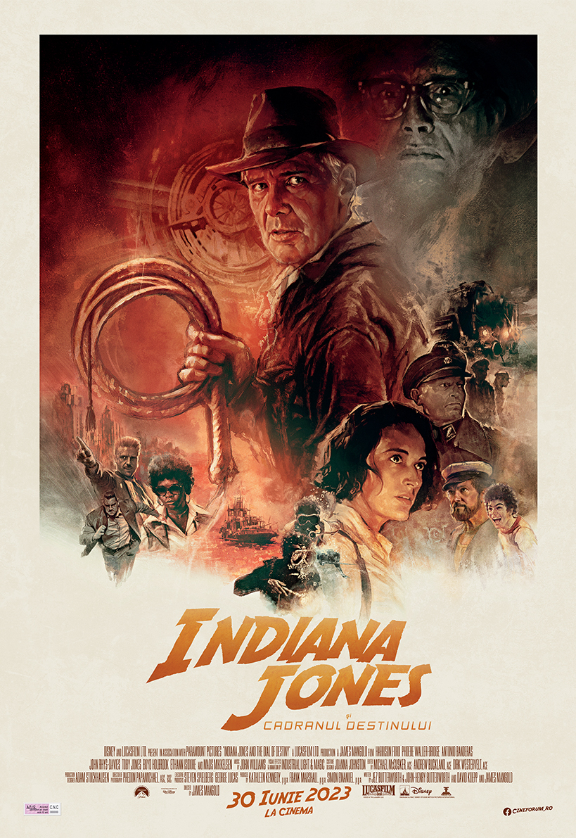 “Indiana Jones and the Dial of Destiny/ Indiana Jones și Cadranul Destinului”, aventura finală a unui erou ce sfidează trecerea timpului