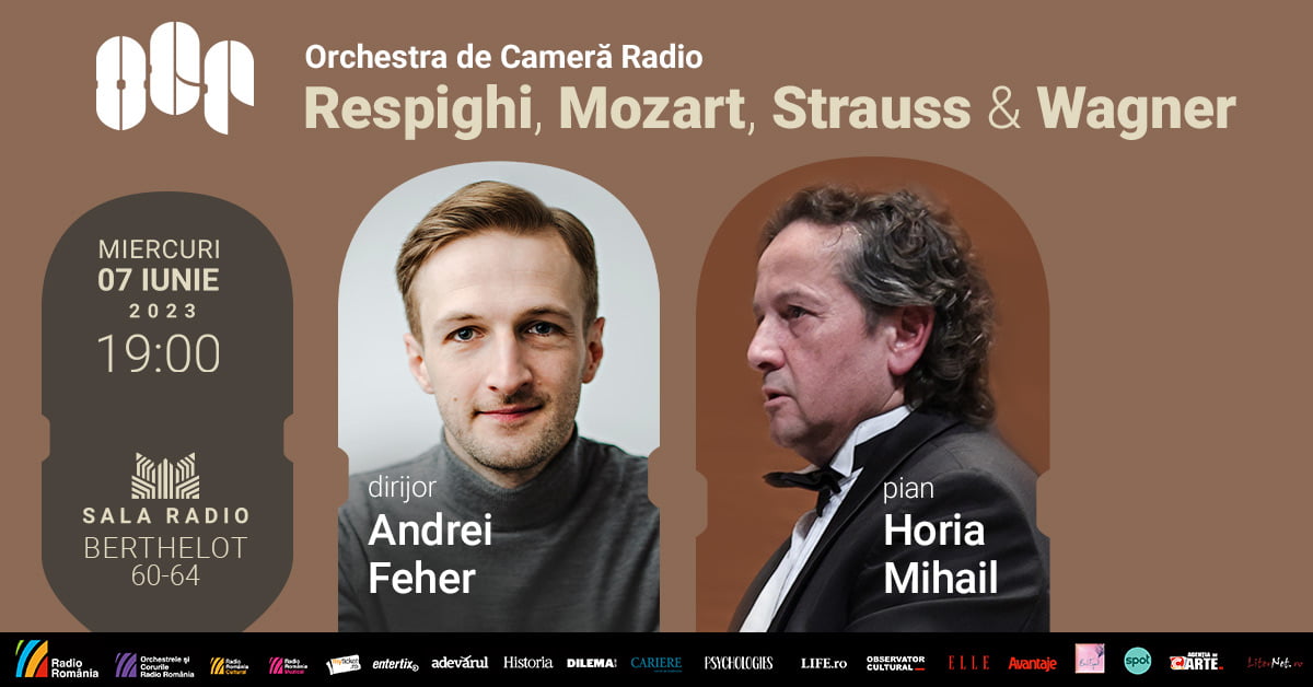 Din Canada la București: ANDREI FEHER dirijează Mozart/R.Strauss/Wagner la Sala Radio
