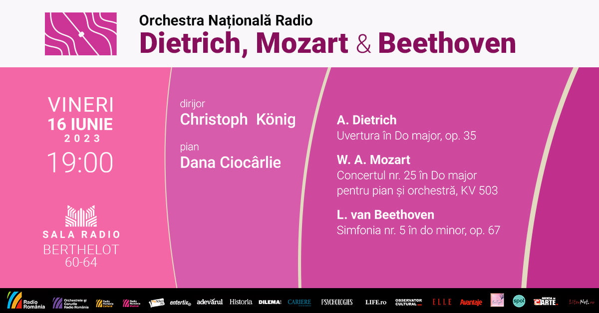 Din Franța la București: pianista DANA CIOC&Acirc;RLIE c&acirc;ntă MOZART la Sala Radio