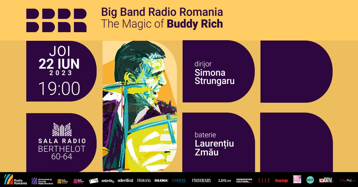 „The Magic of Buddy Rich” – încheie stagiunea de jazz la Sala Radio