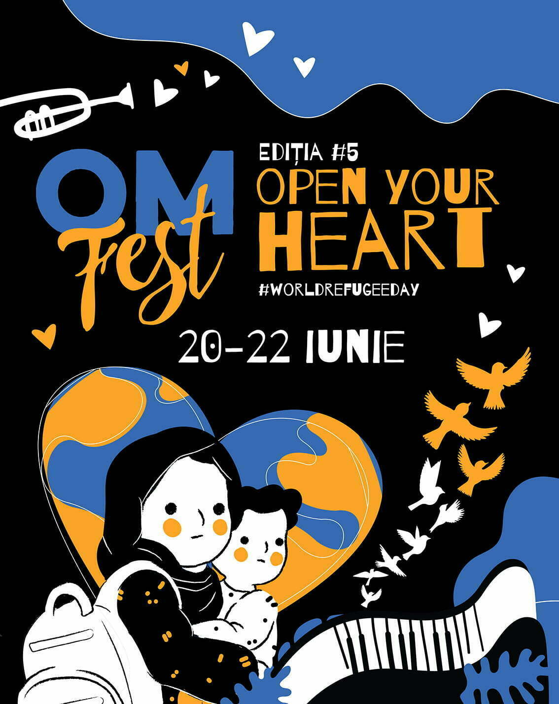 evenimente bucuresti OmFest 2023, ediția #5, între 20 și 22 iunie la București